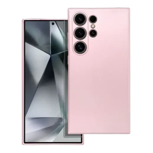 Metallic phone case for Samsung Galaxy S24 Ultra pink