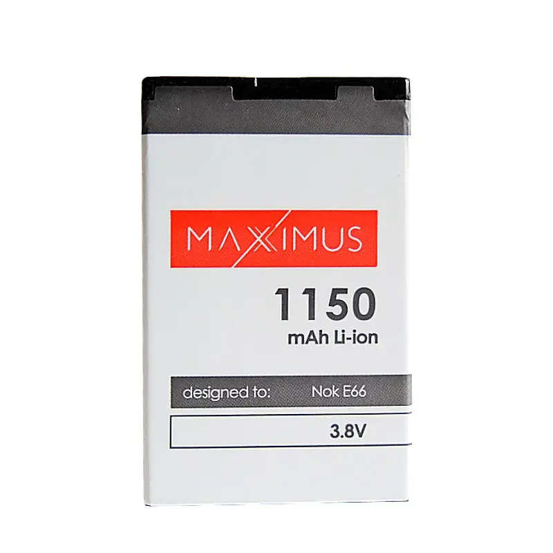 BATTERY MAXXIMUS NOKIA E66 1150mAh Li-ion  BL-4U