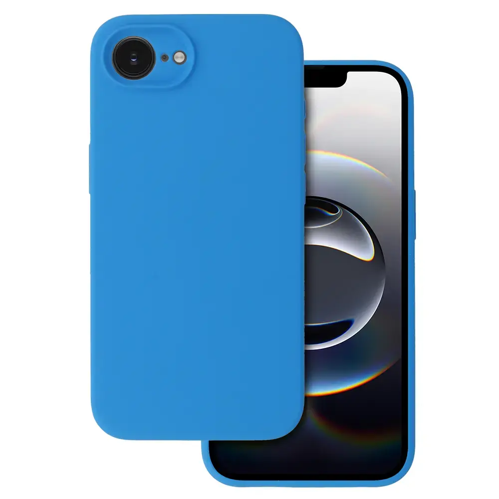 Silicone Lite maciņš telefonam iPhone 16e zils
