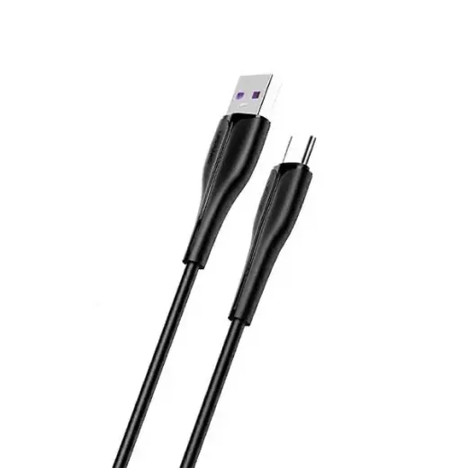 USAMS SJ376USB01 data transfer and charging cable | USB-A to USB-C | 25W | 1m | black