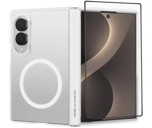 Benks Magnetic Crystal Grand Combo Case (C.K.JC.SA.00.0060) do Samsung Galaxy Z Fold 8 (Hinge Case+Front Case+Screen)