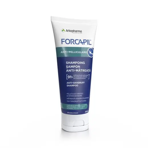 Arkopharma, Forcapil, Hair Shampoo, Anti-Dandruff, 200 ml