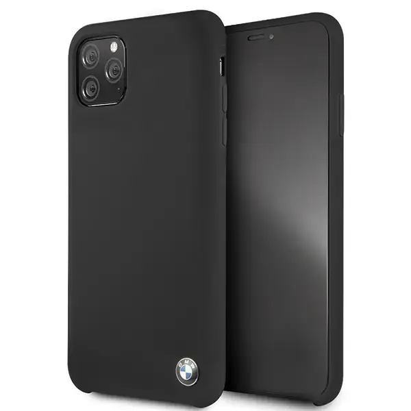 Etui hardcase BMW BMHCN65SILBK iPhone 11 Pro Max czarny|black Silicone