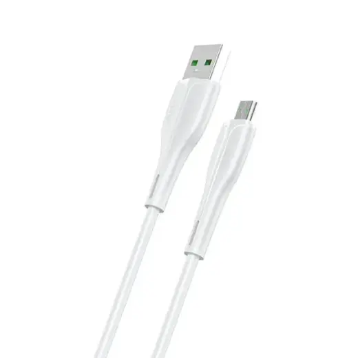 USAMS SJ375USB02 data transfer and charging cable | USB-A to Micro USB | 20W | 1m | white
