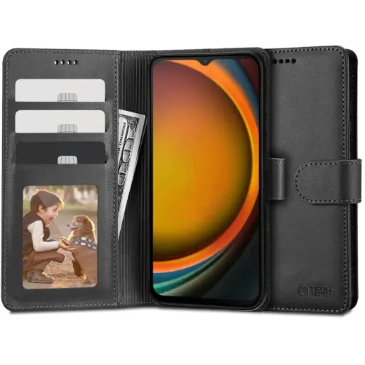 Tech-Protect Wallet case for Samsung Galaxy XCover 7 - black