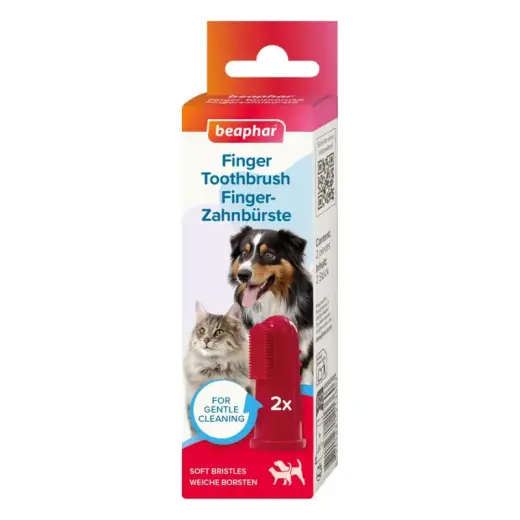Zobu birste - Beaphar FINGER TOOTHBRUSH