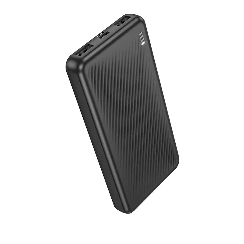 Borofone Ārējais akumulators 10000mAh BJ55 Graceful - 2xUSB - melns