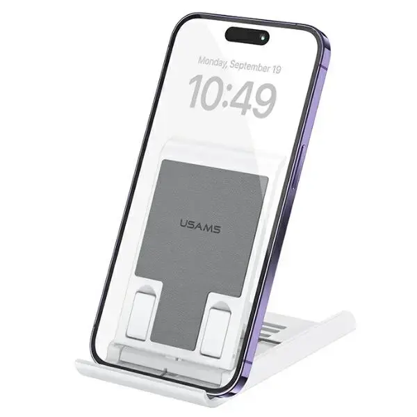 USAMS Foldable desk stand for phone/tablet white ZJ073ZJ02 (US-ZJ073)