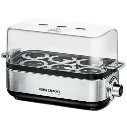 Rommelsbacher Egg Stove stainless steel 1-6 16 Eggs silver ER 600 (ER 600)