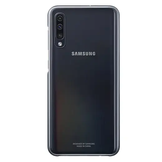 Samsung EF-AA505CBEGWW Gradation Cover Оригинальный чехол для Samsung A505 | A307 | A507 Galaxy A50 | A30s |A50s Прозрачный - Черный