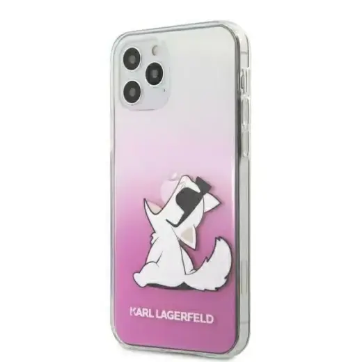 Karl Lagerfeld KLHCP12LCFNRCPI iPhone 12 Pro Max 6,7" różowy|pink hardcase Choupette Fun
