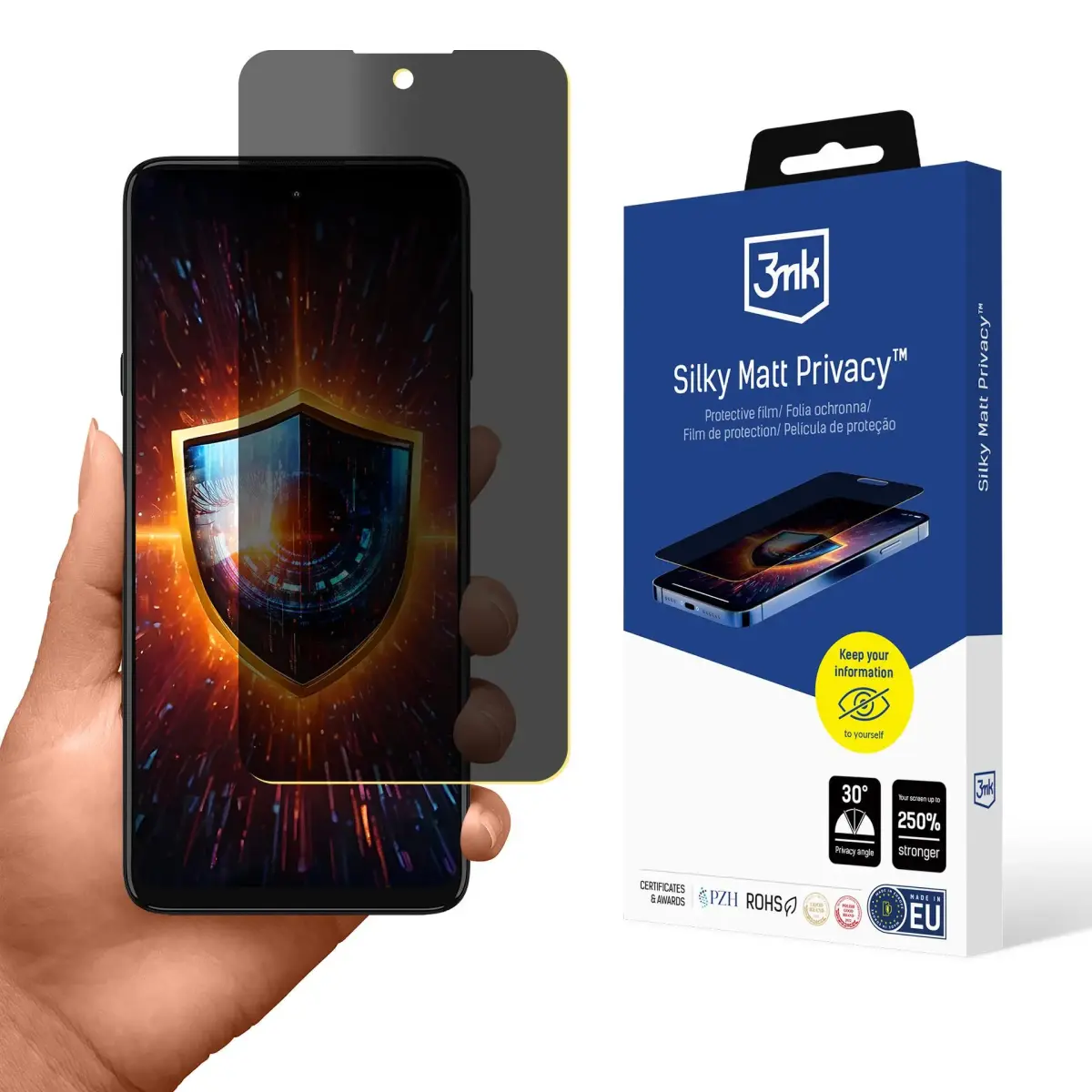 Motorola Edge 20 Lite - 3mk Silky Matt Privacy