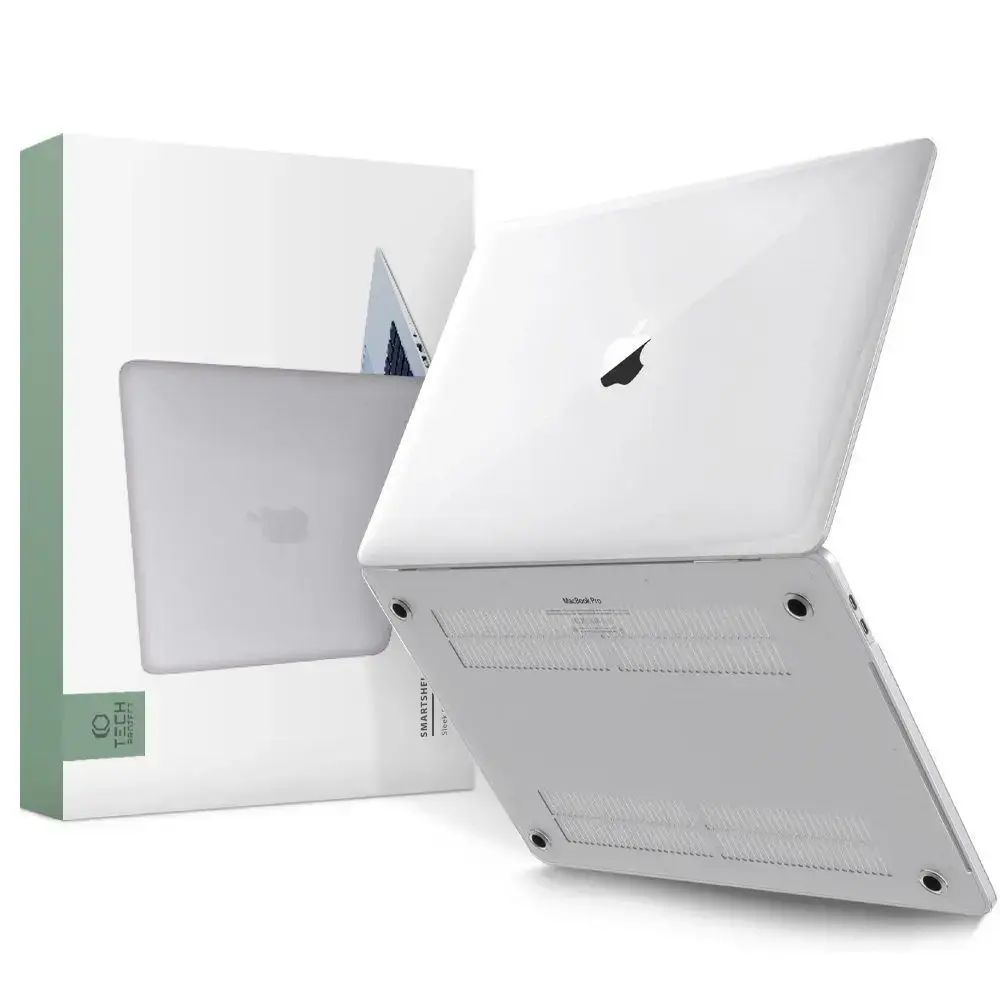 Tech-Protect SmartShell case for MacBook Pro 14" M1 | ââM2 | M3 2021-2023 - transparent