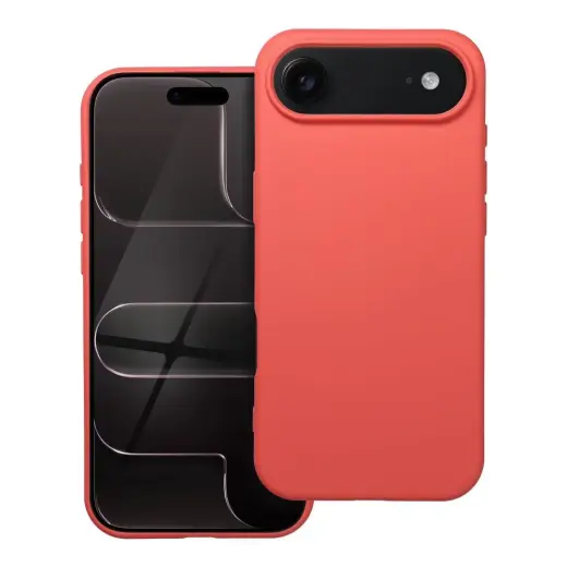 Silicone phone case for iPhone 17 Air orange