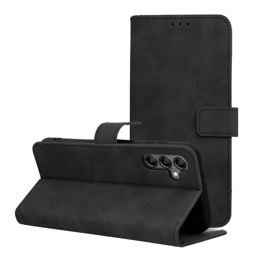 TENDER raamatutüüpi telefoni ümbris Samsung Galaxy A14 4G (A145) | A14 5G (A146) must