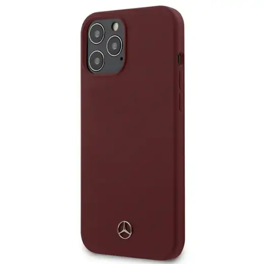 Mercedes MEHCP12LSILRE iPhone 12 Pro Max 6,7" czerwony|red hardcase Silicone Line