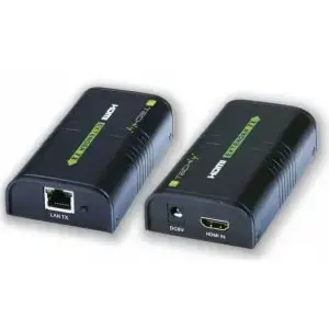 Extender|HDMI splitter after cable Cat.5e|6|6a|7 up to 120m, over IP, black