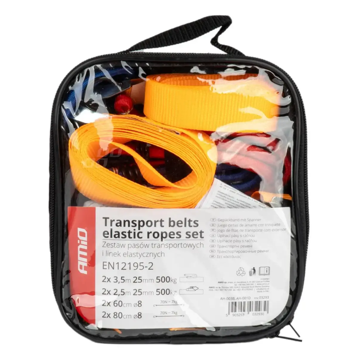 Transport belts and elastic ropes set AMIO-03293
