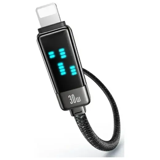 USAMS Meteor Series SJ743USB02 провод для передачи данных и зарядки | USB-C на Lightning | 30W | 1.2m