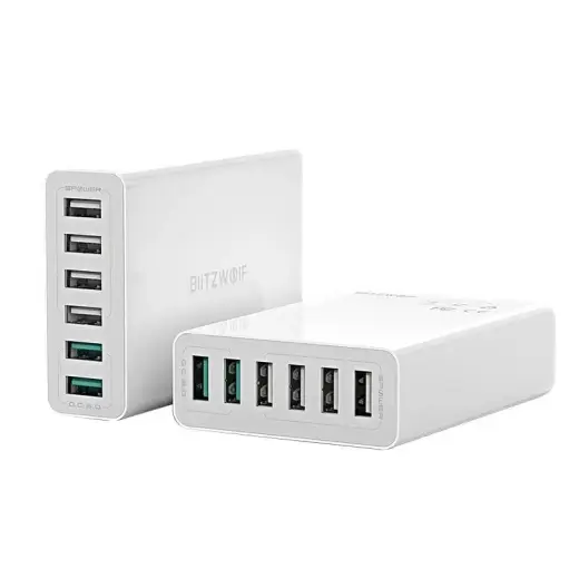 BlitzWolf BW-S15 travel charger | 60W | QC3.0 | USB-A | white