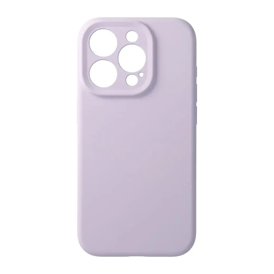 Forcell F-Protect Rubber Premium phone case with MagSafe support for iPhone 15 Pro purple