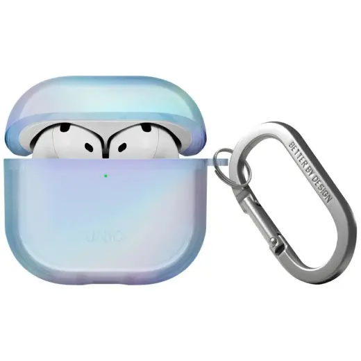 Case UNIQ Iridescia for AirPods 4 Hang    Case blue