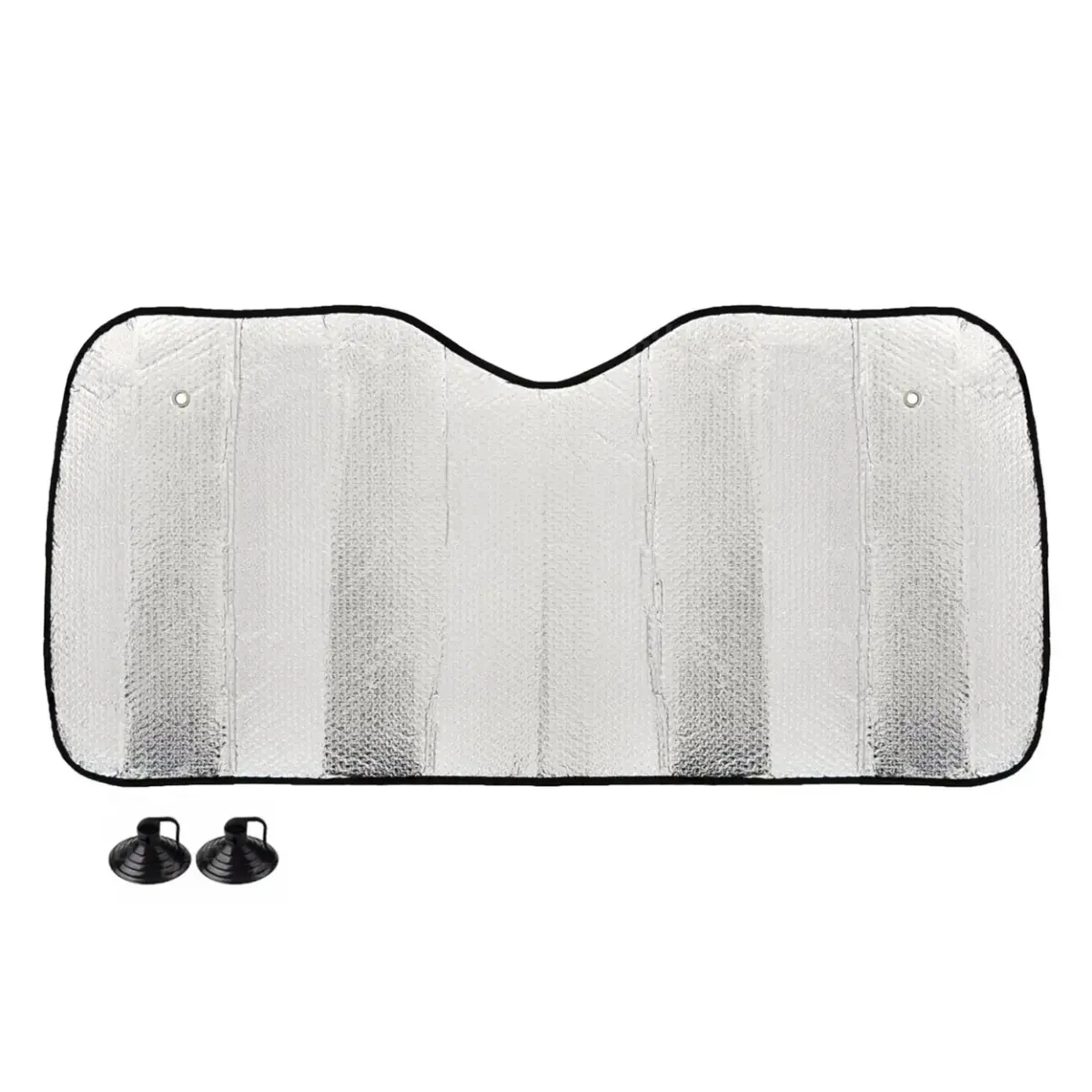 Sun cover - 130x60 cm - silver, PE Bubble