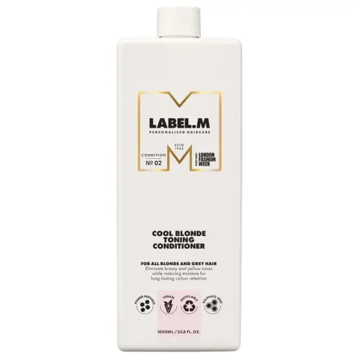 Label.M, Cool Blonde, Hair Conditioner, For Neutralisation Of Yellow Tones, 1000 ml