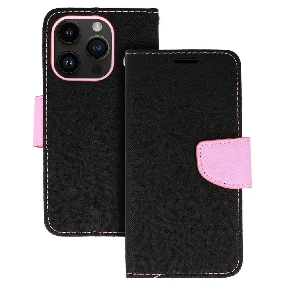 Fancy Case for Samsung Galaxy M53 5G black-pink