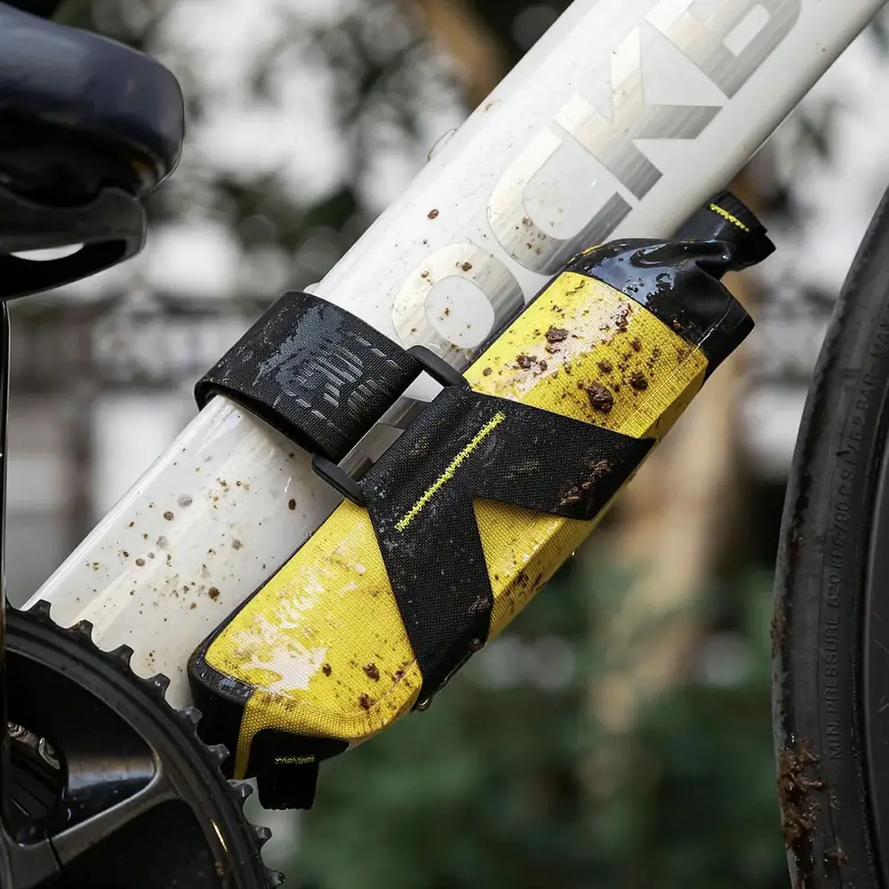 Torba rowerowa Rockbros AS-161 na dolną rurę wodoodporna 1 l - żółta