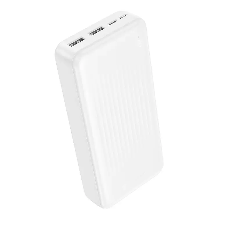 Borofone BJ78A Clever ārējais akumulators (powerbank) | 20 000 mAh | USB-A | balts