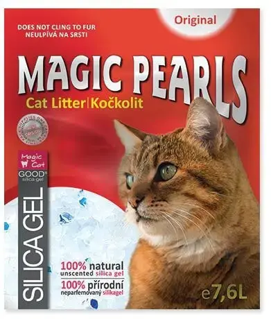 Silikona smiltis kaķu tualetei : MAGIC PEARLS Original, 7.6 L