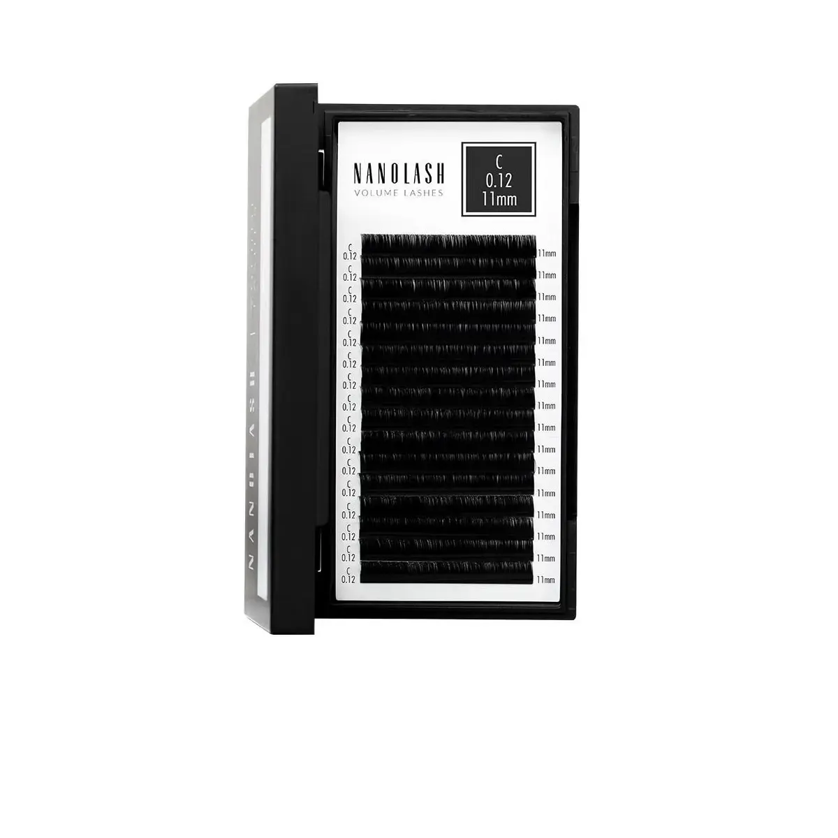 Nanolash - Volume Lashes Pestanas Postizas 012 C 11 Mm 1 U