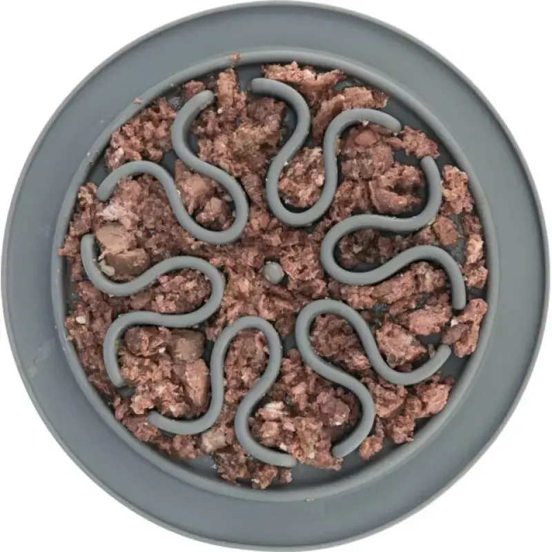 Interaktīvā bļoda : Trixie Slow Feed feeding mat, silicone, ø 24 cm