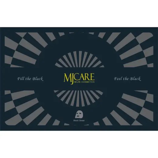 Mijin, Mjcare, Charcoal, Eliminates Impurities, Sheet Mask, For Face, 25 ml
