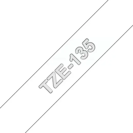 Brother Colour ribbon TZE-135 / TZE135 Transparent, white