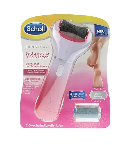 Scholl Expert Care Electronic Foot Care System with Marine Minerals + Roller Head