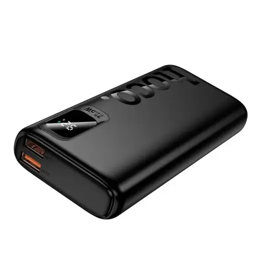 Hoco J158 Pro Power Bank | 10,000 mAh | 22.5W | PD, QC | USB-A, USB-C | black