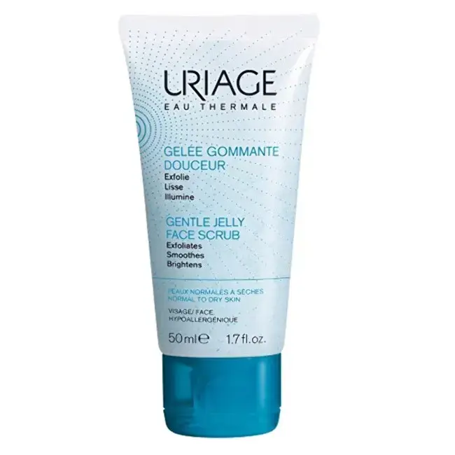 Peeling for normal to dry skin. Delicate gelatin facial scrub 50 ml.