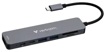 Dokstacija Verbatim USB-C Essentials Multiport Hub 7 Port