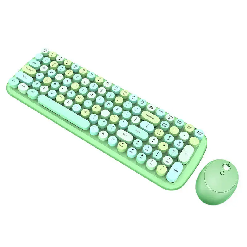 Wireless keyboard + mouse set MOFII Candy XR 2.4G (Green)