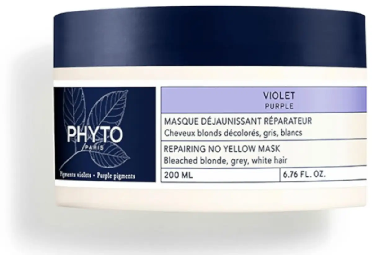 Phyto, Anti-yellow Mask Phyto Violet, Hair Treatment Cream Mask, Repairing, 200 ml