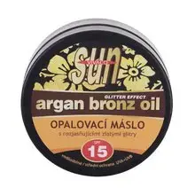 Vivaco Sun Argan Bronz Oil Glitter Effect SPF15 - Suntan butter with argan oil and glitter 200ml
