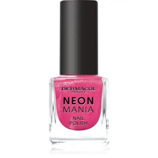 Dermacol Neon Mania Nail Polish Shade 1 Pink Chic 5 Ml