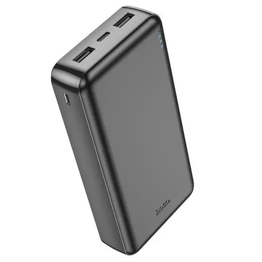Hoco J100A ārējais akumulators (powerbank) | 20 000 mAh | 10.5W | melns