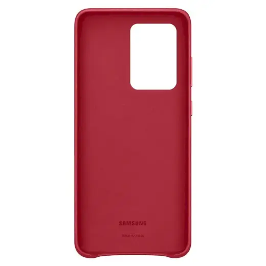EF-VG988LRE Samsung Leather Cover for Galaxy S20 Ultra Red