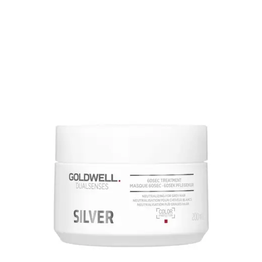 Goldwell Dualsenses Silver 60 Sec. Treatment 200Ml in Clear