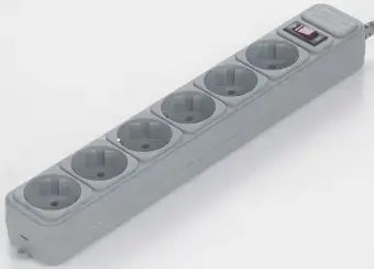 Strāvas pagarinātājs Gembird 6 vietas 1.8m