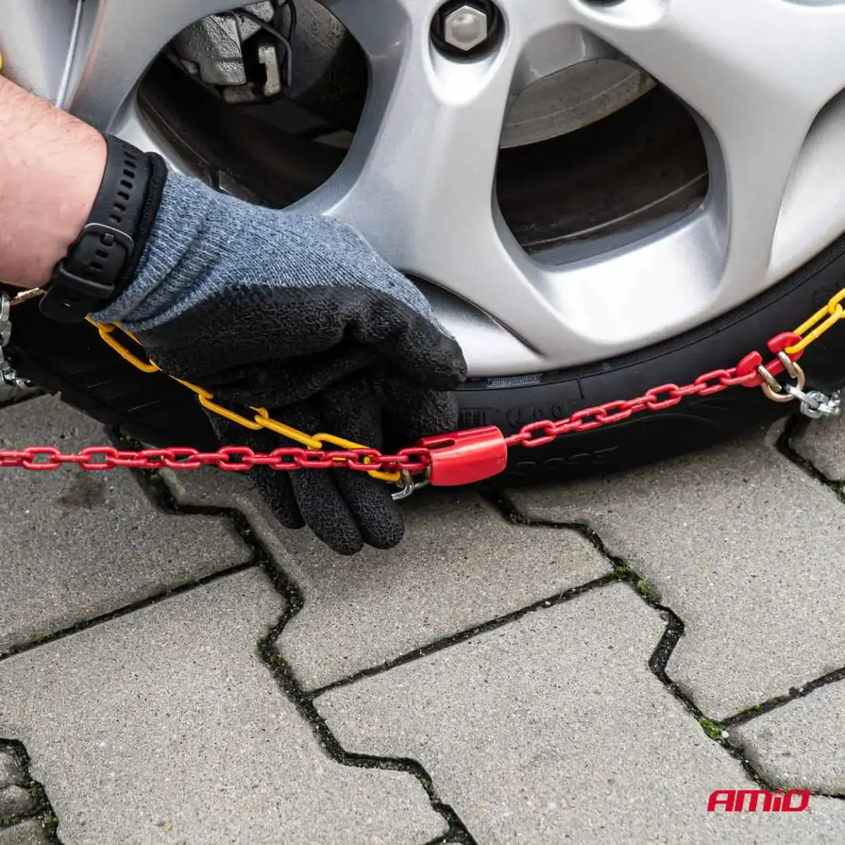 Snow Chains 12mm KN-110 AMIO-02116