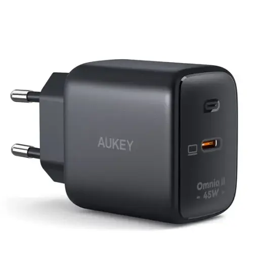 AUKEY PA-B2T Black Omnia II GaN Wall Charger 4
